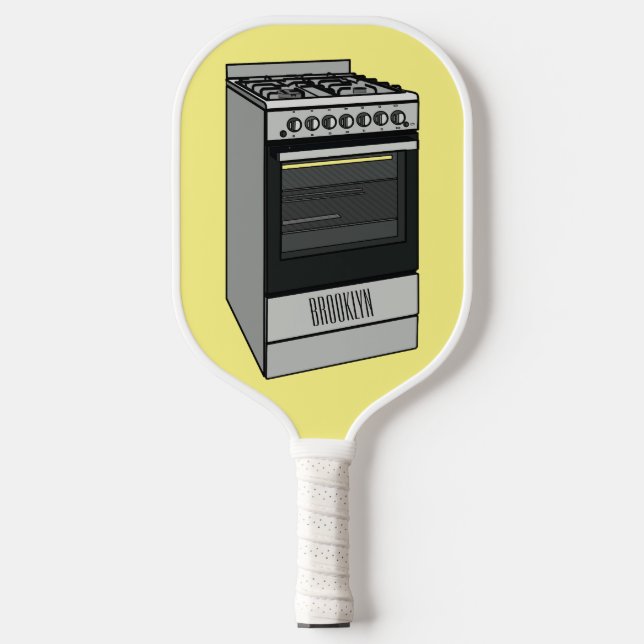 Raquette De Pickleball Illustration de poêle électrique (Recto)