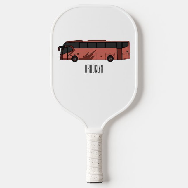 Raquette De Pickleball Illustration du bus (Recto)