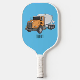 Raquette De Pickleball Illustration du camion de mélange de béton