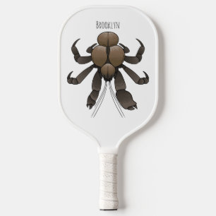 Raquette De Pickleball Illustration du crabe de coco