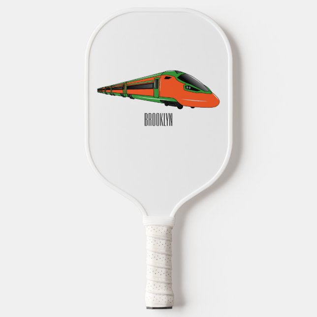 Raquette De Pickleball Illustration du train à balles (Recto)