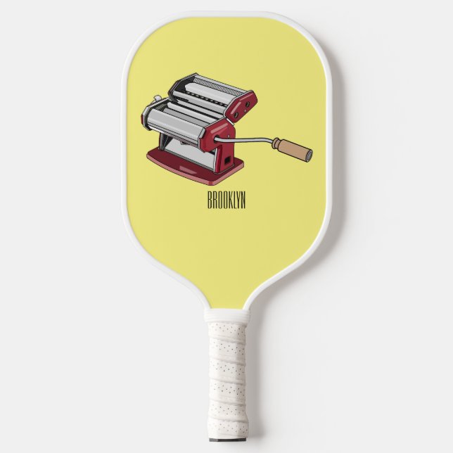 Raquette De Pickleball Illustration d'un fabricant de pâtes alimentaires (Recto)