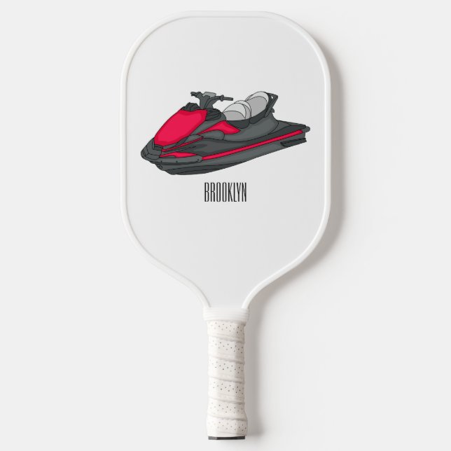 Raquette De Pickleball Illustration Jet ski (Recto)