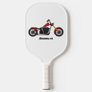 Raquette De Pickleball Illustration motocyclette de style hélicoïdal