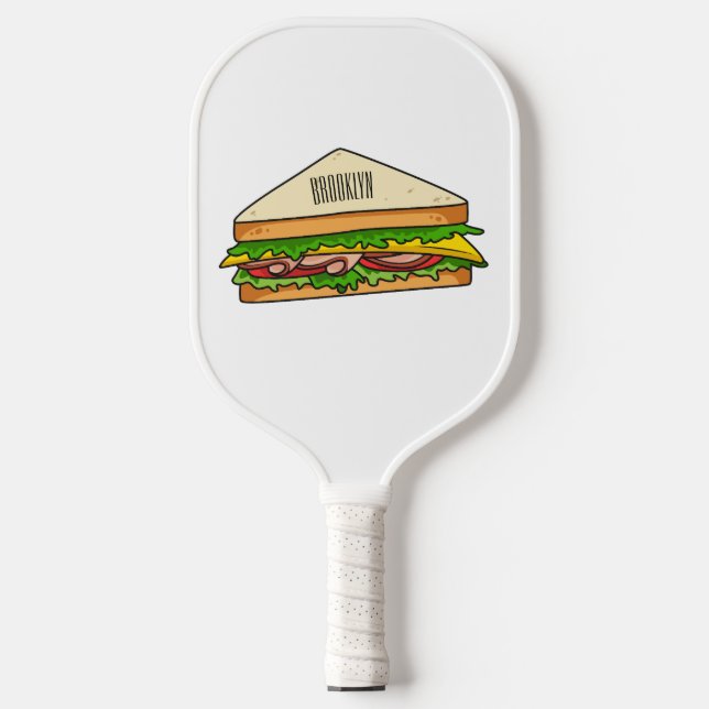 Raquette De Pickleball Illustration Sandwich (Recto)