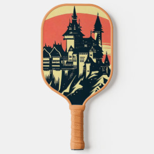 Raquette De Pickleball Imaginaire Château médiéval - Style boisé japonais