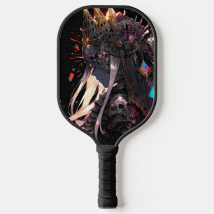 Raquette De Pickleball Imaginaire foncé Hull Couronne Reine Anime fille