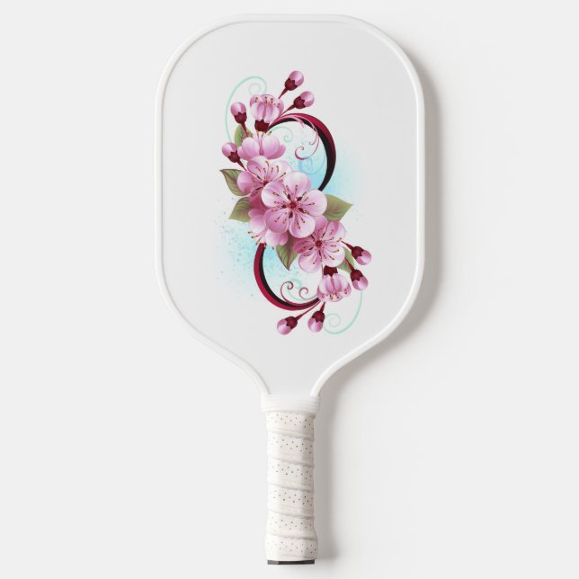 Raquette De Pickleball Infinité avec les fleurs Sakura (Recto)