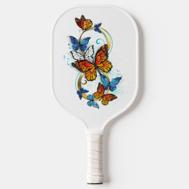 Raquette De Pickleball Infinité de papillons monarques (Recto)