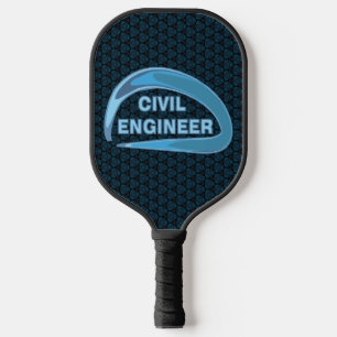 Raquette De Pickleball Ingénieur civil bleu