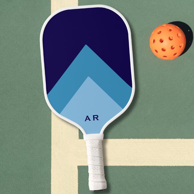 Raquette De Pickleball Initiales Modernes Professionnelles Monogrammées B (Créateur téléchargé)