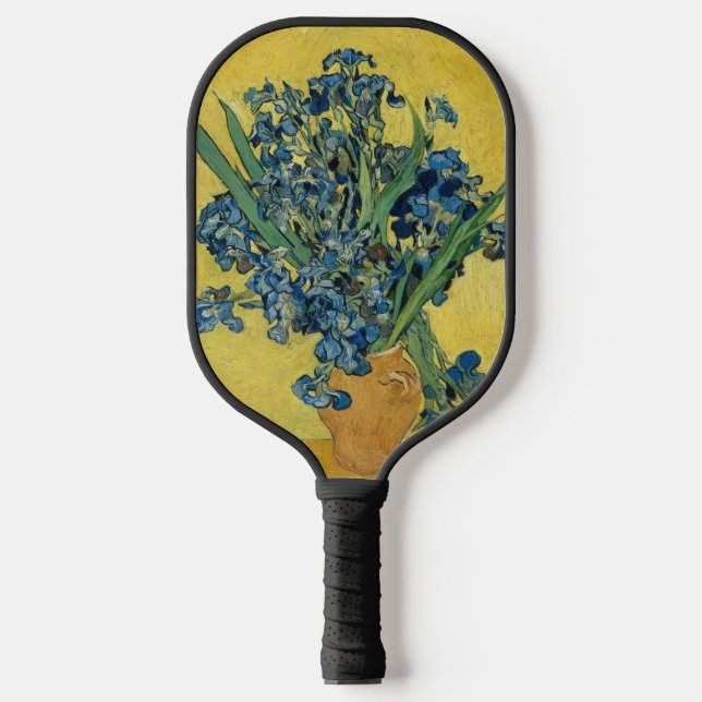 Raquette De Pickleball Irises - Vincent van Gogh Art (Recto)