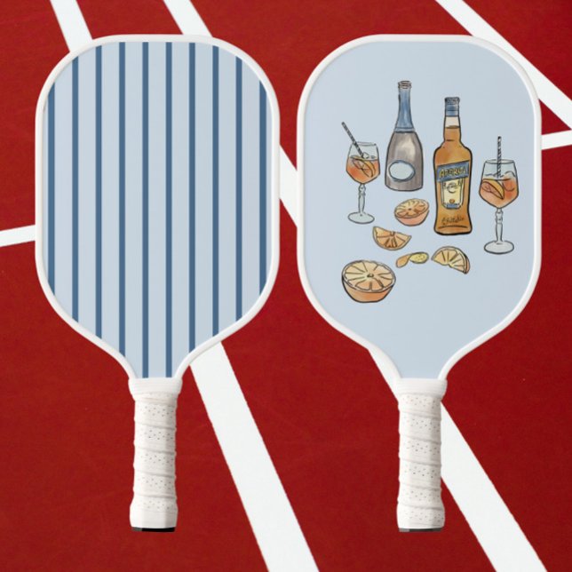 Raquette De Pickleball Italie inspiré Aperol Spritz pickleball paddle (Créateur téléchargé)