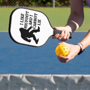 Raquette De Pickleball J'aime Bigfoot et je ne peux pas mentir