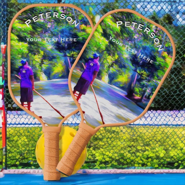 Raquette De Pickleball Jamaïcain River Raft Ride J001 (Créateur téléchargé)