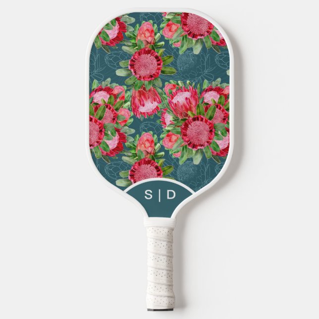 Raquette De Pickleball Jardin rose Protea (Recto)