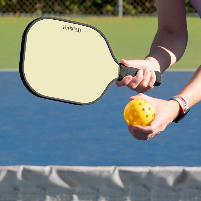 Raquette de pickleball jaune pâle (Insitu)