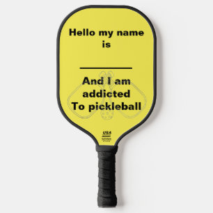 Raquette De Pickleball Je suis accro au pickleball