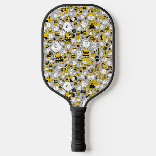 Raquette De Pickleball Je Suis Charlie Motif Brown