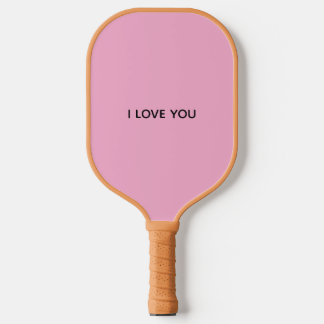 RAQUETTE DE PICKLEBALL JE T'AIME PLANCHE DE PICKLE PADDLE POUR JEUX