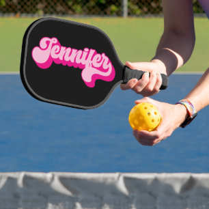Raquette De Pickleball Jennifer rose chaude de police rétro