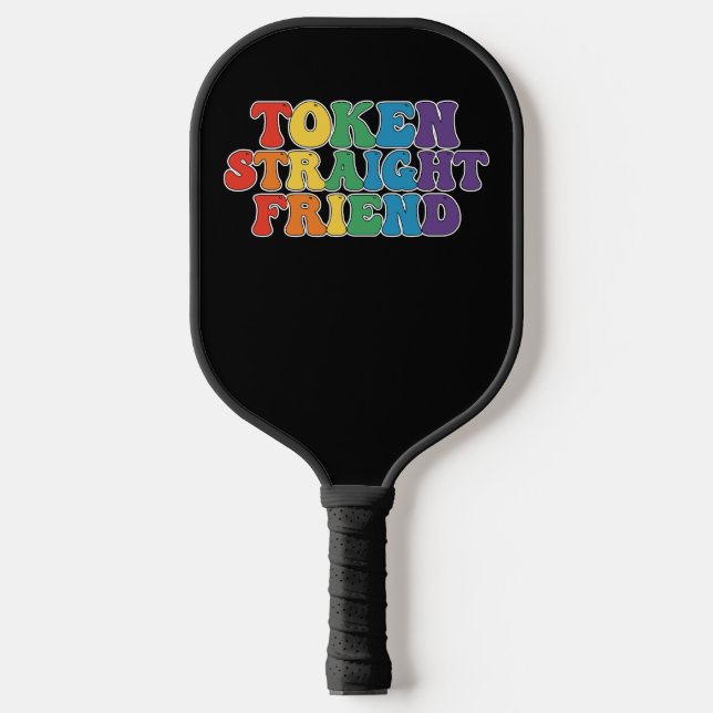 Raquette De Pickleball Jeton super LGBT Pride (Recto)