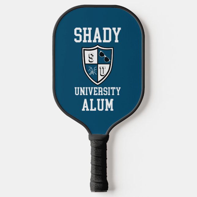 Raquette De Pickleball Jeu amusant Shady University Alum grad alma mate (Recto)