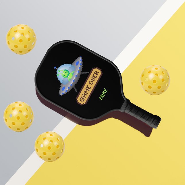 Raquette De Pickleball Jeu Terminé Alien Drôle Volant UFO Bateau Spatial (Créateur téléchargé)