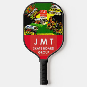 Raquette De Pickleball JMT. Noir standard Pickleball, Couverture : R