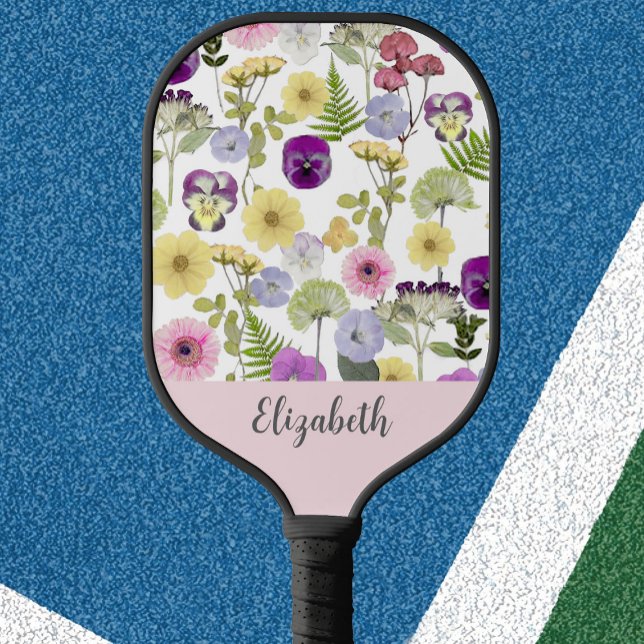 Raquette De Pickleball Joli cadeau fleur sauvage style féminin pour maman (Créateur téléchargé)