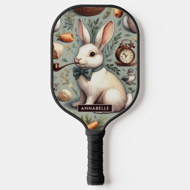 Raquette De Pickleball Joli lapin Vintage (Recto)