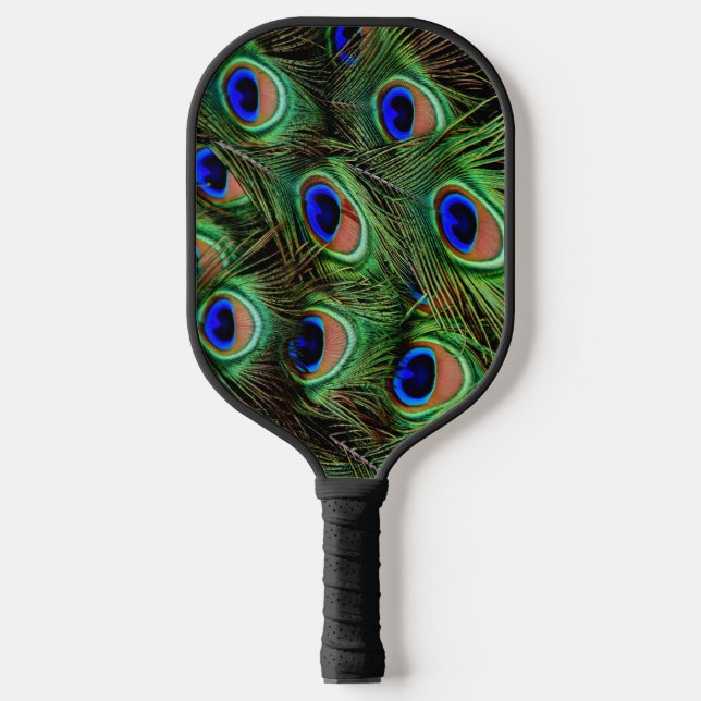 Raquette De Pickleball Joli Peacock Feathers Unique Fun (Recto)