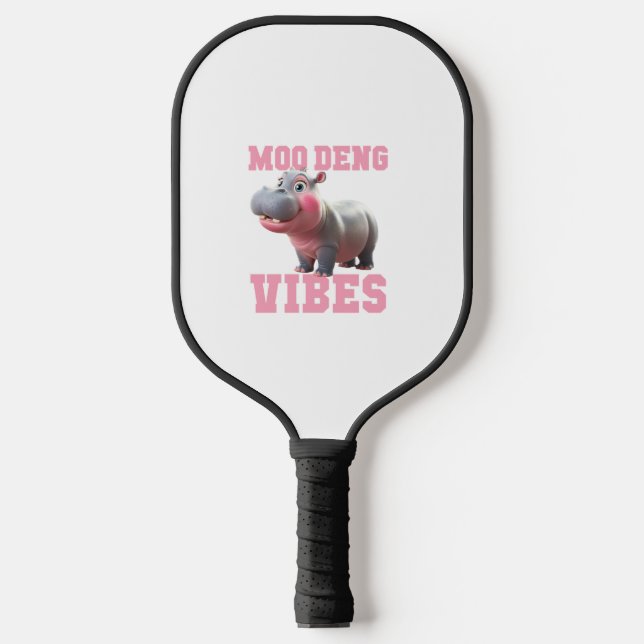 Raquette De Pickleball Jolie MOO DENG VIBES Seulement Baby Hippo Kinderga (Recto)