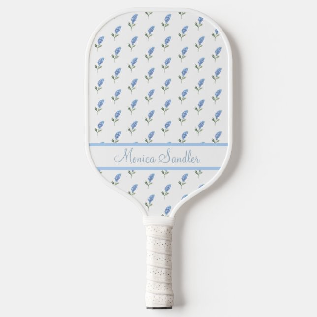 Raquette De Pickleball Jolie Petites Bluebonnets Fleurs Dames Fille (Recto)
