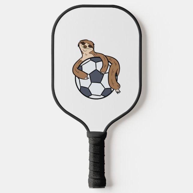 Raquette De Pickleball Jolie Sloth Soccer Kids Lazy Sloth Avec Balle De F (Recto)