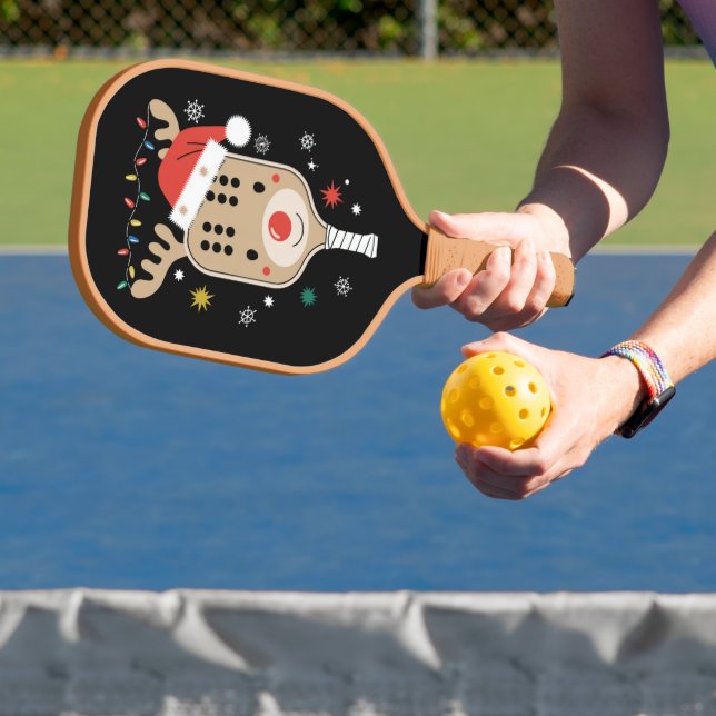 Raquette De Pickleball Joueur de Pickleball Noël Reindees Noël (Insitu)