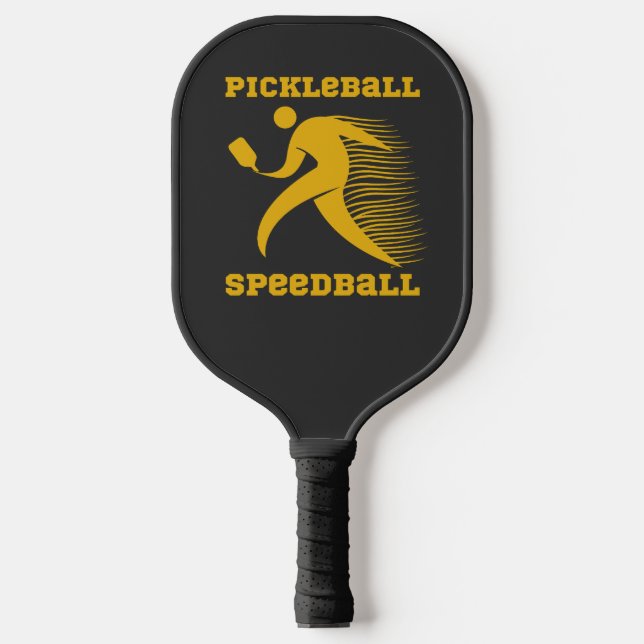 Raquette De Pickleball Joueur de Pickleball Speedball avec vitesse (Recto)
