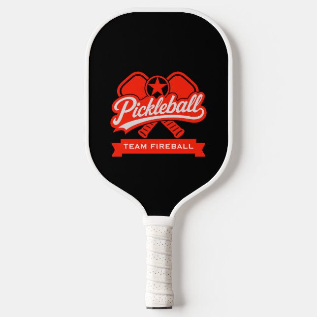 Raquette De Pickleball Joueur d'équipe de pickleball (Recto)