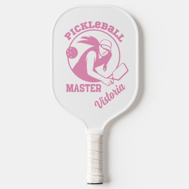 Raquette De Pickleball Joueur principal de Pickleball Femme Nom personnal (Recto)