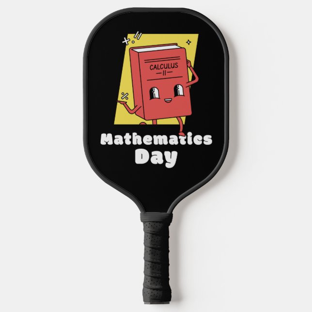 Raquette De Pickleball Jour des mathématiques (Recto)
