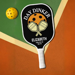 Raquette De Pickleball Jour Dinker Funny Custom Pickleball Nom de la paga