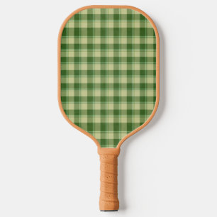 Raquette De Pickleball Journée de la Saint Patrick à Plaid Vert