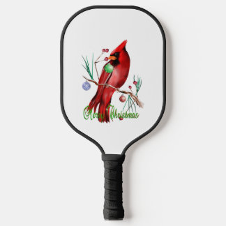 Raquette De Pickleball Joyeux Cardinal de Noël