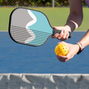 Raquette De Pickleball Jumelles Abstraites