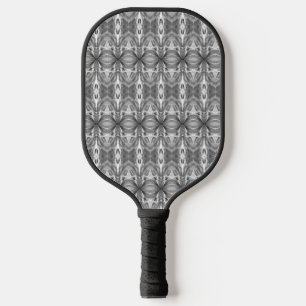 Raquette De Pickleball Kaleidoscope noir et blanc / Motif à Cravate