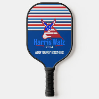 Raquette De Pickleball Kamala Harris Walz Donkey