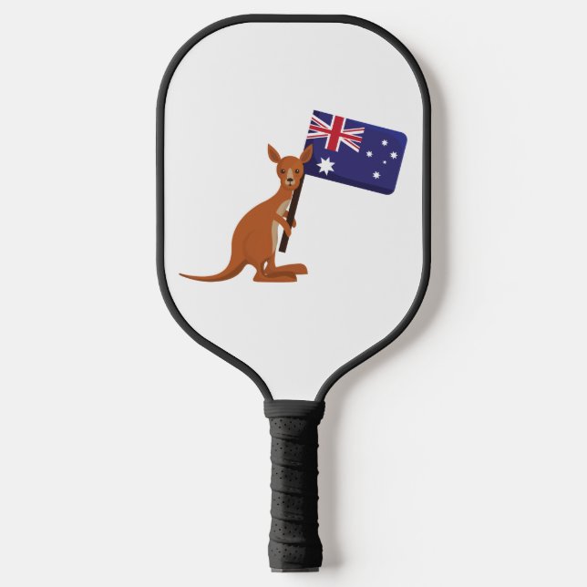 Raquette De Pickleball kangourou drapeau australie (Recto)