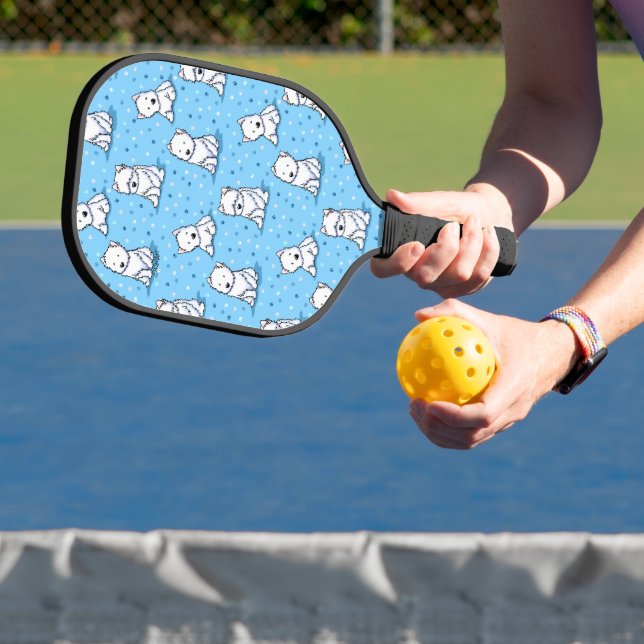 Raquette De Pickleball KiniArt Westie Lover (Insitu)