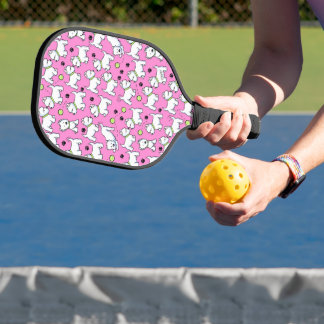 Raquette De Pickleball KiniArt Westies Pickleball rose Paddle