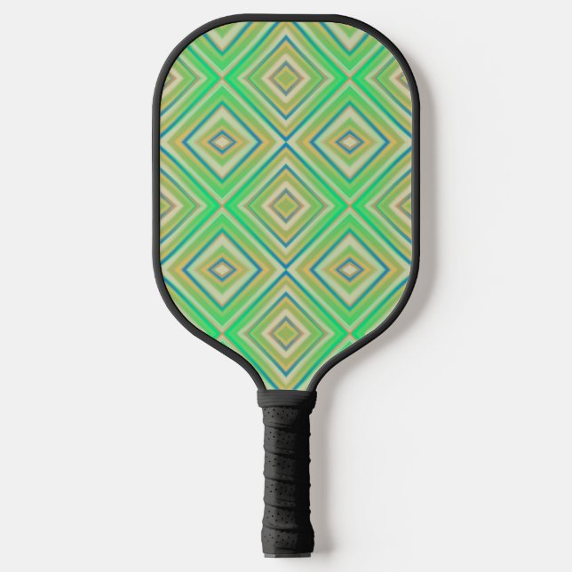 Raquette De Pickleball Kiwi Lime Green Alternative Motif diamant (Recto)